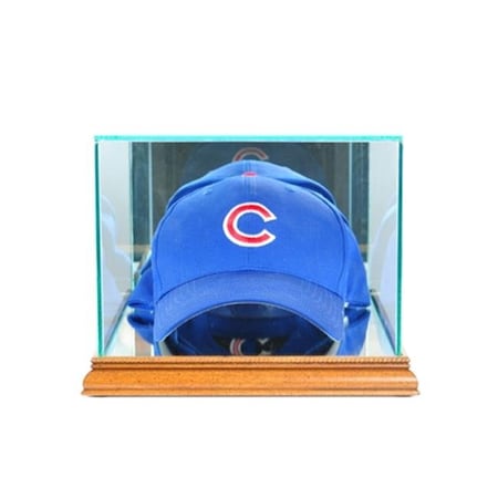 Perfect Cases Perfect Cases CAP-W Cap & Hat Display Case; Walnut CAP-W